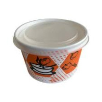 Bencup Kapaklı Karton Çorba Kasesi 16 Oz 25 Adet