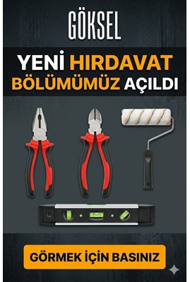 hırdavat bölümü açıldı