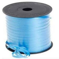 Açık Mavi Rafya Ponpon Şerit 8 mm Balon İpi 200 Metre