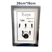 Myhome Kare Desenli Anahtarlık