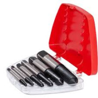 6 Parça Hasarlı Vida Çıkartıcı Ters Kılavuz Seti (Screw Extractor)