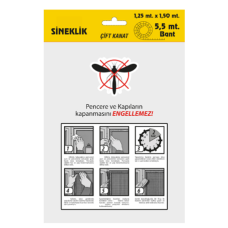 Difix Çift Kanat Pencere Sineklik 1.25 x 1.50 m