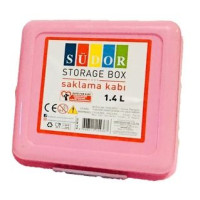 Südor İki Gözlü Turuncu Beslenme Kabı 1,4 Litre