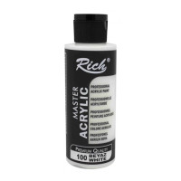 Rich Master Akrilik Hobi Boyası (Beyaz - 140 ml) Rich Master Akrilik Hobi Boyası (Beyaz - 140 ml)