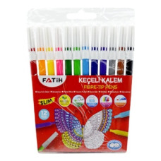 Fatih Slim 12 Renk Keçeli Kalem 34015