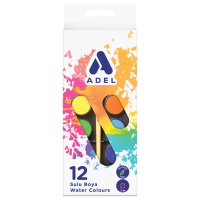 Adel 12 Renk Sulu Boya 28 mm Tablet Adel 12 Renk Sulu Boya 28 mm Tablet
