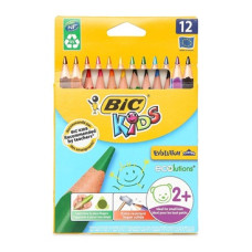 Bic Kids Evolution Üçgen Jumbo 12'li Kuru Boya Kalemi