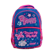 Muggle Be Happy 3 Bölmeli Okul Sırt Çantası