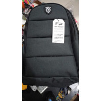 Siyah 3 Bölmeli Yarasa Keten Okul Sırt Çantası (Model 160)