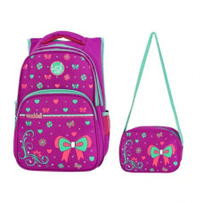 Waddell Kurdele Desenli 3 Bölmeli İlkokul Beslenmeli Sırt Çantası