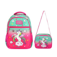 Waddell Unicorn 2 Yarasa 3 Bölmeli Beslenmeli İlkokul Sırt Çantası