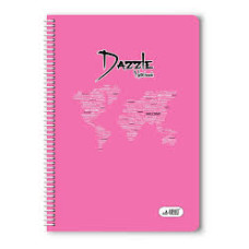 Dazzle A5 72 Yaprak Kareli Plastik Kapak Spiralli Defter