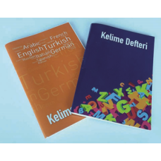 Dilman İngilizce Kelime Defteri 14x20 Karton Kapak 4'lü Set