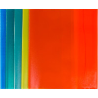 Noki A4 Renkli Şeffaf Hazır Yapışkanlı Defter Kabı 10'lu Set