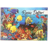 Keskin Color Spiralli Telli Resim Defteri Küçük Boy 17x24 cm 15 Yaprak