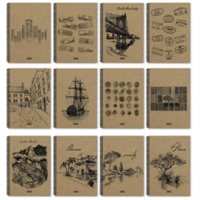 Tokaç Spiralli Kraft Kapak Çizgili Defter 16x23 cm 100 Yaprak