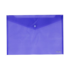 Noki Çıtçıtlı Plastik A4 Zarf Dosya Mor