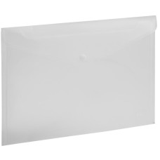 Şeffaf Renksiz Çıtçıtlı A4 Zarf Dosya