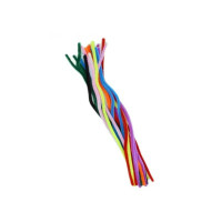 Color Düz Simsiz Telli Süs (Şönil) 25'li Paket