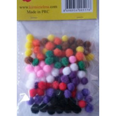 Küçük Boy Düz Simsiz Ponpon 1 cm (1 Adet) Küçük Boy Düz Simsiz Ponpon 1 cm (1 Adet)