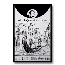 Altınyıldız 35x50 cm 120 gr 10'lu Paket Eskiz Kağıdı
