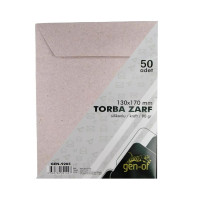 Gen-Of Silikonlu Kraft Torba Zarf 13x17 cm 90 gr 50 Adet