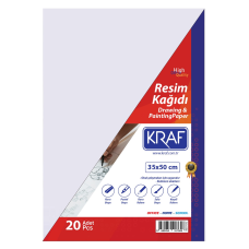 Kraf 35x50 cm Tek Yaprak Resim Kağıdı 1 adet