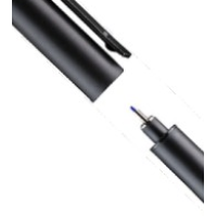 İnce Uçlu Kırmızı Asetat CD Kalemi