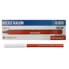Mimaks Tek Renk Keçeli Kalem Kırmızı