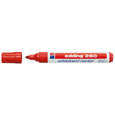 Edding E-260 Kırmızı Tahta Kalemi (Doldurulabilir)