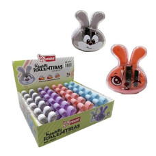 Mikro Bunny Çift Bıçaklı Hazneli Kalemtıraş