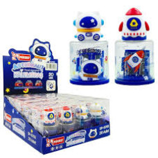 Mikro SP-6765 Astronot Figürlü Çift Delikli Hazneli Kalemtıraş