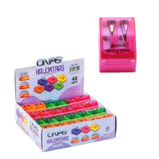 Onas Çift Bıçaklı Hazneli Kapaklı Kalemtıraş