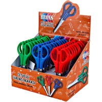 Brons BR-699 Cetvelli Öğrenci Makası Brons BR-699 Cetvelli Öğrenci Makası