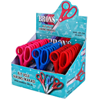 Brons BR-704 Küt Uçlu Öğrenci Makası Brons BR-704 Küt Uçlu Öğrenci Makası