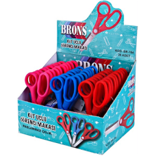 Brons BR-704 Küt Uçlu Öğrenci Makası Brons BR-704 Küt Uçlu Öğrenci Makası