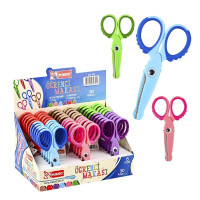 Mikro Timsah Figürlü Çift Renkli Öğrenci Makası Mikro Timsah Figürlü Çift Renkli Öğrenci Makası