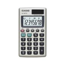 Casio SL-797TV-GD Gümüş Renk 8 Haneli Hesap Makinesi