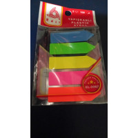 Edil 5 Renkli Plastik İndeks Film Yapışkan Ayraç (100 Yaprak)