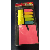 Fly Color 7 Renkli Plastik İndeks Yapışkan Ayraç (150 Yaprak)