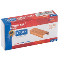 Kraf No:10 Sarı Zımba Teli 1000 Adet