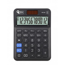 Pin Masaüstü Siyah Hesap Makinesi 12 Hane 13.5x9.5x2