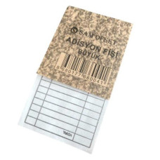 Numaralı Adisyon Fişi 50 Yaprak 9x16.5 cm