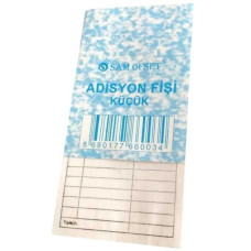 Sam Ofset Küçük Boy Adisyon Fişi