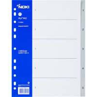 Noki A4 Plastik 1-10 Rakamlı Seperatör Ayraç