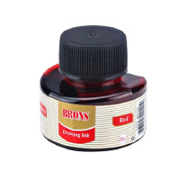 Brons BR-317 Kırmızı Çini Mürekkebi 30 cc