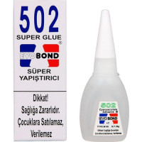 EvoBond 502 Süper Japon Yapıştırıcı 20 gr