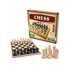 Star Chess Ahşap Zeminli Plastik Taşlı Satranç Takımı
