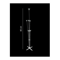 85 cm T Ayak Profesyonel Balon Standı – Yüksek Boyutlu ve Dengeli Balon Aparatı