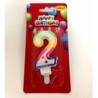 Gökkuşağı Renkli Rakam Mum Çeşitleri Gökkuşağı Renkli Rakam Mum Çeşitleri